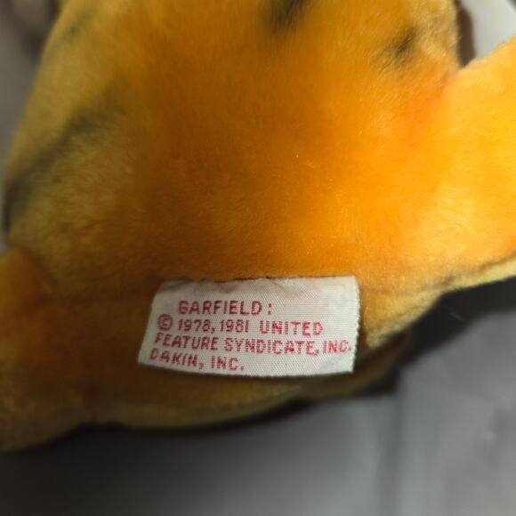 Vintage Dakin Garfield Plush Letter to Santa Hat Stuffed Animal Cat 1981 9" - Picture 10 of 15